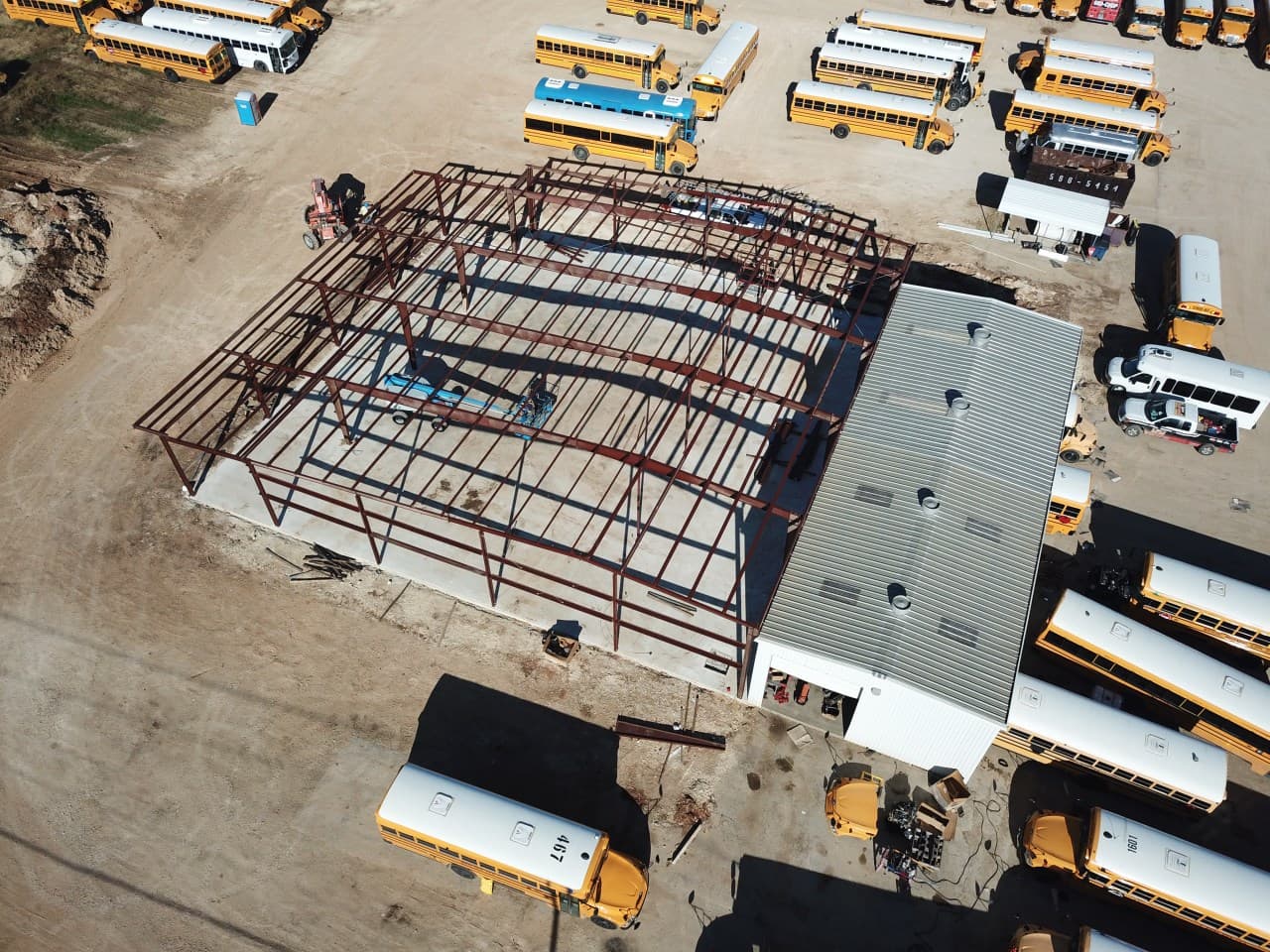 Rush Bus Center Selma — Shop Expansion — project photo 4