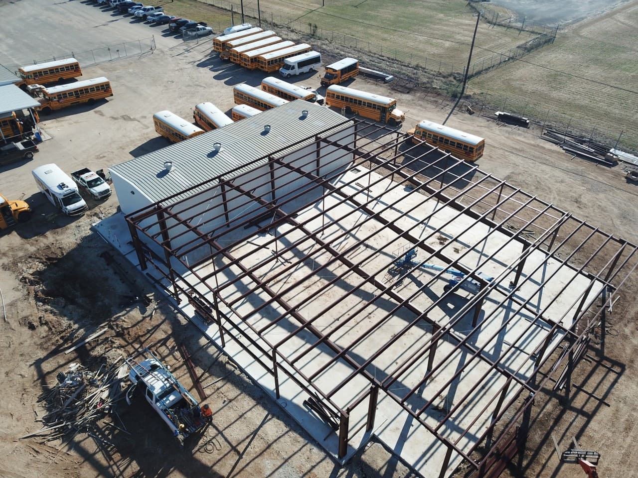 Rush Bus Center Selma — Shop Expansion — project photo 8