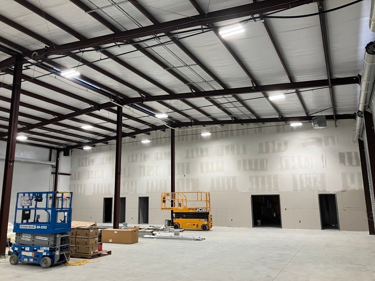 Lighting — Retrofit to LED — commercial construction by SYB Builders in Texas