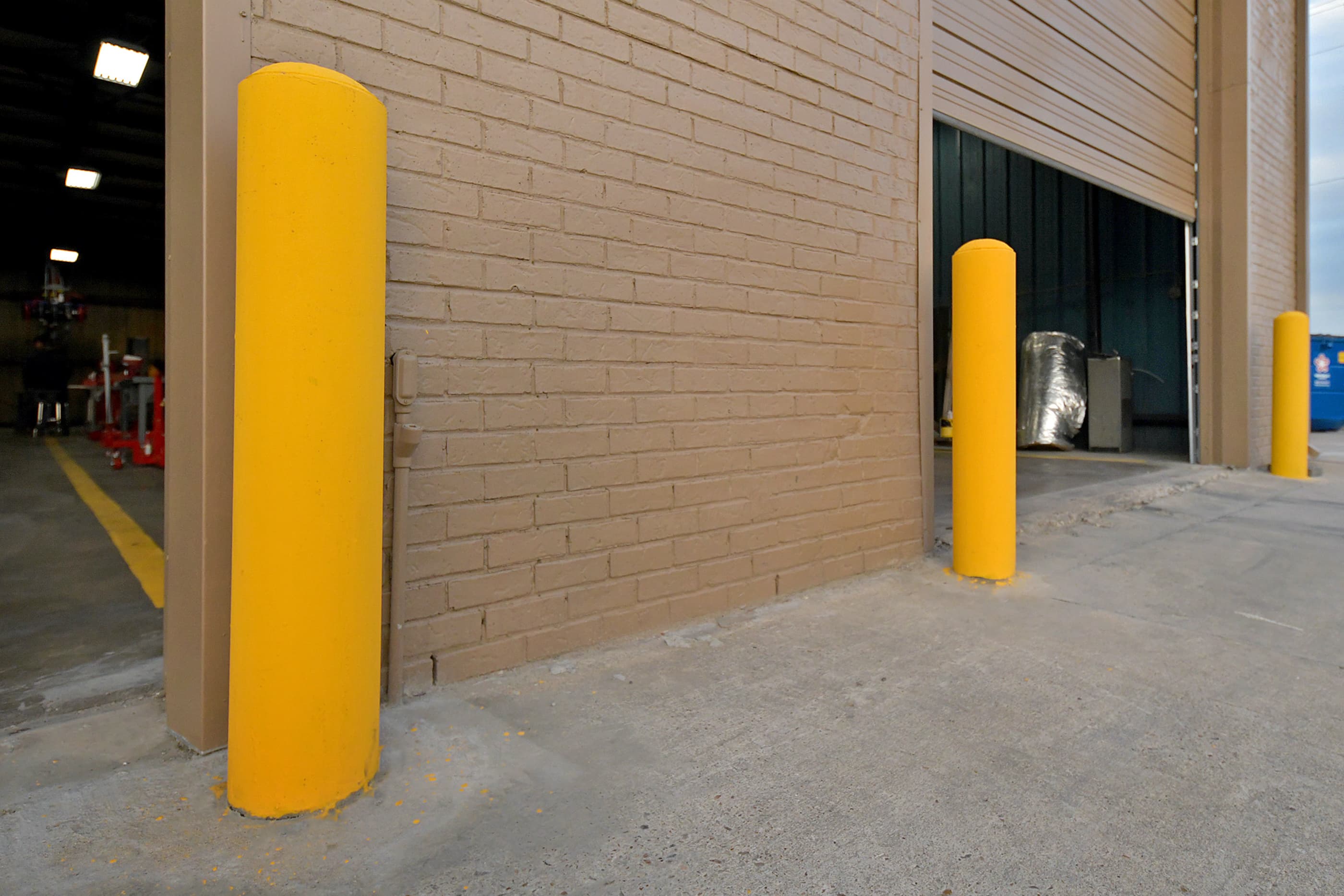 Protection & Bollards — commercial construction by SYB Builders in Texas
